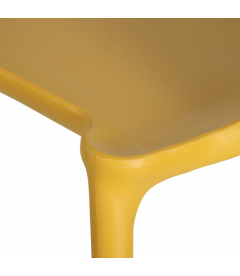 Lot de 4 Chaises Bøjle Jaune Lot de 4 Chaises Bøjle Jaune