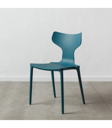 Lot de 4 Chaises Bøjle Bleu