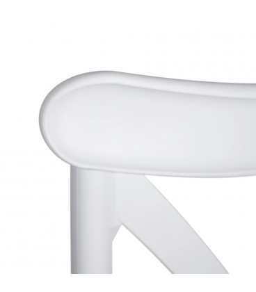 Lot de 4 Chaises Bistrot Blanc