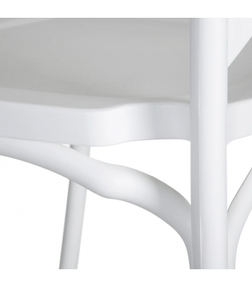 Lot de 4 Chaises Bistrot Blanc