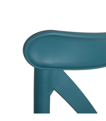 Lot de 4 Chaises Bistrot Bleu