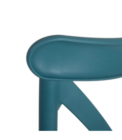 Lot de 4 Chaises Bistrot Bleu