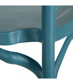 Lot de 4 Chaises Bistrot Bleu