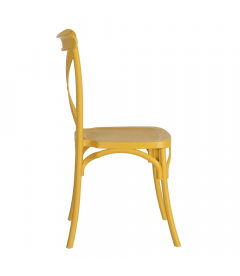 Lot de 4 Chaises Bistrot Jaune Lot de 4 Chaises Bistrot Jaune