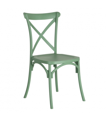 Lot de 4 Chaises Bistrot Vert