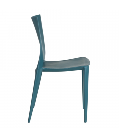 Lot de 4 Chaises Galaxy Empilables Bleu Lot de 4 Chaises Galaxy Empilables Bleu