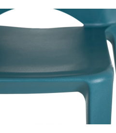 Lot de 4 Chaises Galaxy Empilables Bleu Lot de 4 Chaises Galaxy Empilables Bleu