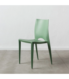 Lot de 4 Chaises Galaxy Empilables Vert Lot de 4 Chaises Galaxy Empilables Vert