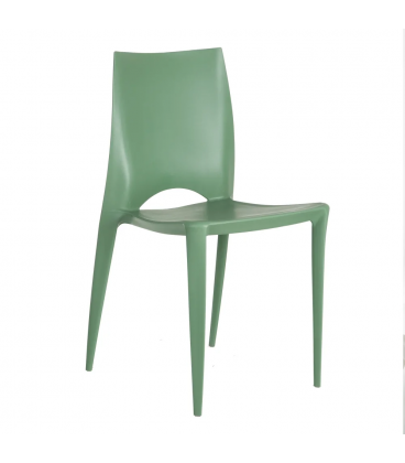 Lot de 4 Chaises Galaxy Empilables Vert