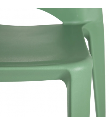 Lot de 4 Chaises Galaxy Empilables Vert