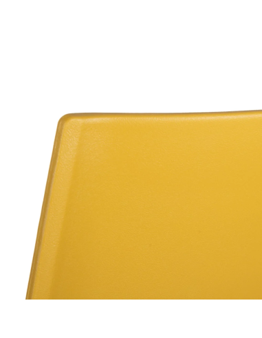 Lot de 4 Chaises Galaxy Empilables Jaune