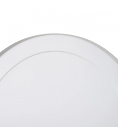 Lot de 4 Chaises Médaillon Empilables Blanc