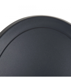 Lot de 4 Chaises Médaillon Empilables Gris Foncé Lot de 4 Chaises Médaillon Empilables Gris Foncé