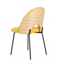 Chaise Curva Jaune Ocre Chaise Curva Jaune Ocre