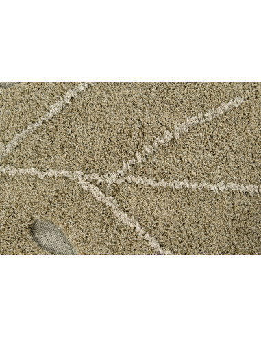 Tapis Monstera Olive Coton 120/180 cm Lavable en Machine