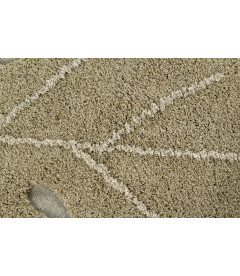 Tapis Monstera Olive Coton 120/180 cm Lavable en Machine