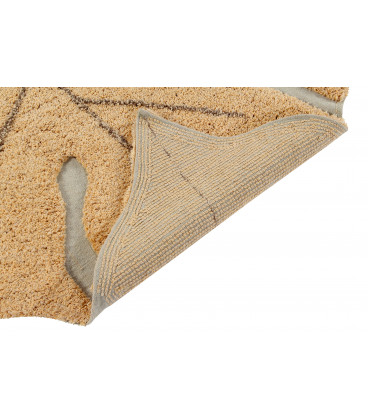 Tapis Monstera Honey Coton 120/180 cm Lavable en Machine