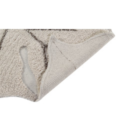 Tapis Monstera Natural Coton 120/180 cm Lavable en Machine