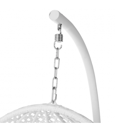 Fauteuil Dido Oeuf  Suspendu Blanc + Support - Outdoor
