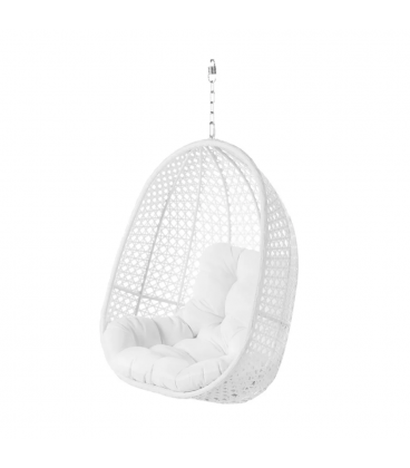 Fauteuil Dido Oeuf Suspendu Blanc - Outdoor