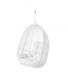 Fauteuil Dido Oeuf Suspendu Blanc - Outdoor