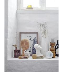 Tête Déco blanc Bloomingville