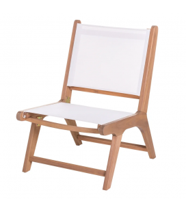 Fauteuil Nina Acacia Massif Blanc