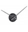 Horloge Little Big Time Mini Sharp 44cm Alu Noir