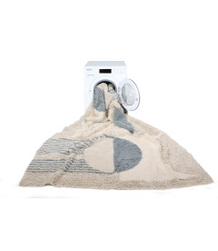 Tapis Laine Sun Rays 170 / 240 cm Lavable en Machine