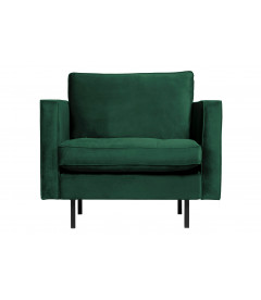 Fauteuil Rodéo Classic Velvet Vert Forêt MatelasséWOOOD by De Eekhoorn