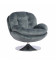 Fauteuil Pivotant Memento Pétrole Velours