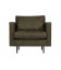 Fauteuil Rodéo Classic Cuir Recyclé Army Matelassé