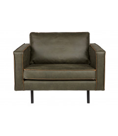 Fauteuil Rodéo Cuir Recyé ArmyWOOOD by De Eekhoorn Fauteuil Rodéo Cuir Recyé ArmyWOOOD by De Eekhoorn