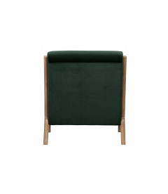 Fauteuil Mark Velours Vert