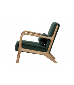 Fauteuil Mark Velours Vert