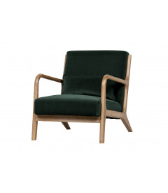 Fauteuil Mark Velours Vert