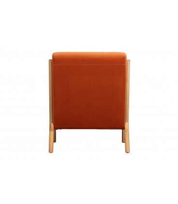 Fauteuil Mark Velours OrangeWOOOD by De Eekhoorn