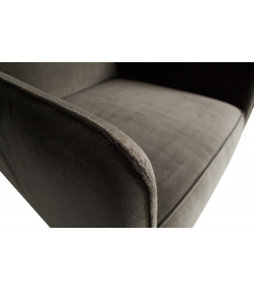 Fauteuil Statement Velours Vert ChaudWOOOD by De Eekhoorn