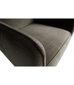 Fauteuil Statement Velours Vert ChaudWOOOD by De Eekhoorn Fauteuil Statement Velours Vert ChaudWOOOD by De Eekhoorn