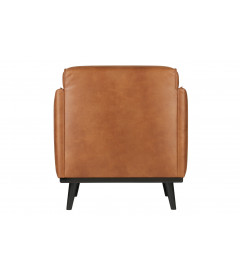 Fauteuil Statement Cognac Cuir RecycléWOOOD by De Eekhoorn Fauteuil Statement Cognac Cuir RecycléWOOOD by De Eekhoorn