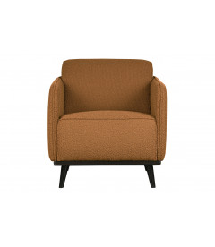 Fauteuil Statement Tissu Bouclé ButterWOOOD by De Eekhoorn Fauteuil Statement Tissu Bouclé ButterWOOOD by De Eekhoorn