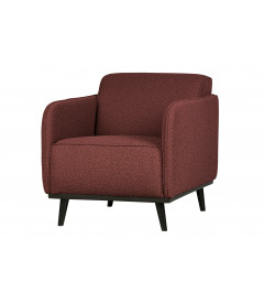 Fauteuil Statement Tissu Bouclé ChestnutWOOOD by De Eekhoorn Fauteuil Statement Tissu Bouclé ChestnutWOOOD by De Eekhoorn