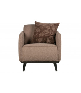 Fauteuil Statement Tissu Bouclé NougatWOOOD by De Eekhoorn 2