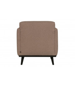 Fauteuil Statement Tissu Bouclé NougatWOOOD by De Eekhoorn Fauteuil Statement Tissu Bouclé NougatWOOOD by De Eekhoorn