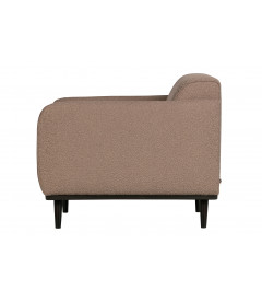 Fauteuil Statement Tissu Bouclé NougatWOOOD by De Eekhoorn Fauteuil Statement Tissu Bouclé NougatWOOOD by De Eekhoorn