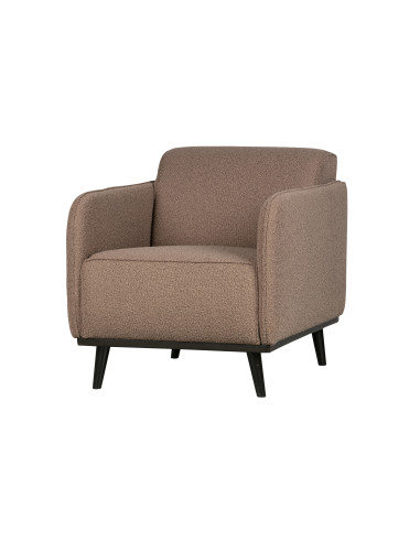 Fauteuil Statement Tissu Bouclé NougatWOOOD by De Eekhoorn