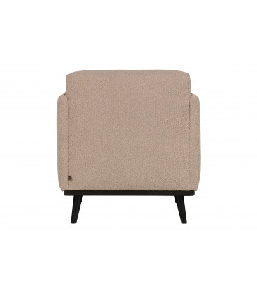 Fauteuil Statement Tissu Bouclé BeigeWOOOD by De Eekhoorn