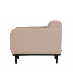 Fauteuil Statement Tissu Bouclé BeigeWOOOD by De Eekhoorn Fauteuil Statement Tissu Bouclé BeigeWOOOD by De Eekhoorn