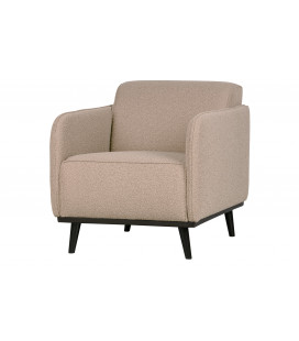 Fauteuil Statement Tissu Bouclé BeigeWOOOD by De Eekhoorn 2