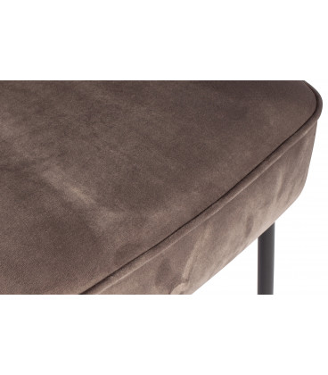 Banquette de Table 2 Places Vogue Velours NougatWOOOD by De Eekhoorn